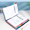 Expanding File A4, Document Folder A4, Portable Expanding Folder with 12 Compartments, Folder System PP Plastic Organiser Folder for School, Office Supplies, Class Sorting / Collection Folder
