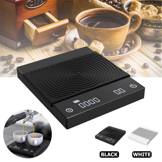Timemore New Version Black Mirror Basic Coffee Scale Kitchen Scales with  Auto Timing for Both Espresso and Pour Over Digital