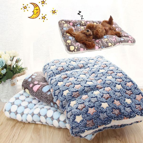 Soft Flannel Pet Soft Fleece Cushion Pad For Puppy Dog Cat Sofa Home Keep Warm