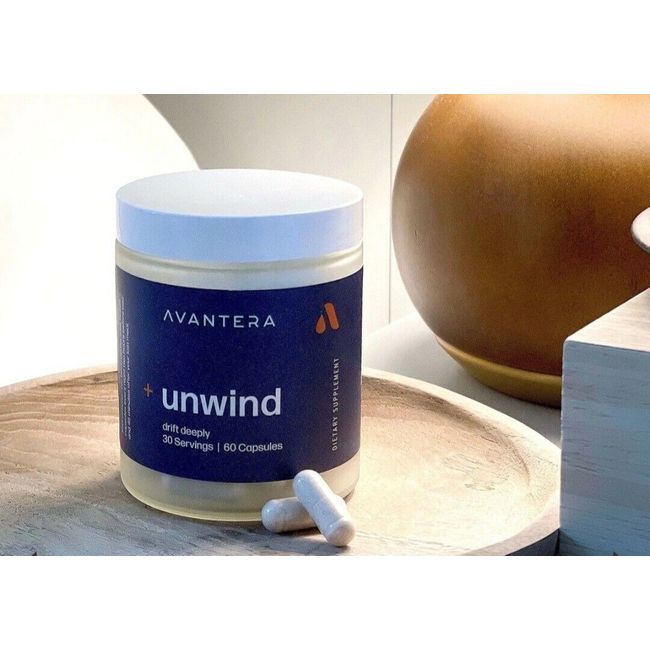 New Aventara Unwind Calming Sleep Aid 60 Capsules