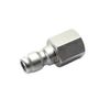 Male Pressure Washer Mini 11.6mm Quick Release Plug Coupling 1/4" BSP Female Thread