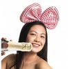 Large Light Pink Sequin Bow Headband