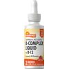 B Complex Liquid with B-2 | 2 Fl Oz Vegetarian Drops | Non-GMO | by Sundance