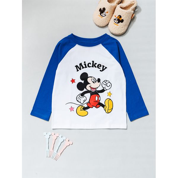 Disney Mickey Mouse Kids Cotton Nagrang T-shirt M