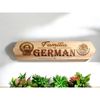 Personalized Laser Engraved Wood Sign 26.6"(W) Customized. Add Last Name