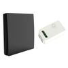 Evoges Firefly RF Kinetic Switch & Receiver Kit (Smart Non Dimmable Receiver + 1 Gang Switch, Black)