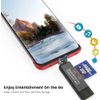 LEIZHAN SD Memory Card Reader, 4 in 1 USB Type C SD [USB3.0 / Type C SD 5 in 1] Card Reader Simultaneous Reading/Writing, Multifunctional, Data Transfer, Type-C, Micro USB Connection,