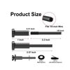 50 Pack Invisible Cable Railing Kit, Cable Railing Hardware, 316 Stainless St...