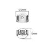 TOAOB 30pcs 925 Silver Earring Backs Secure Earring Safety Backs Ear Lockings Replacements for Studs Locking