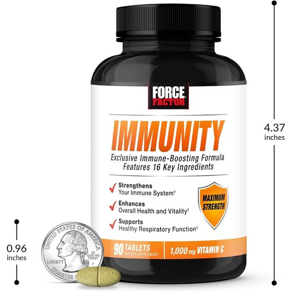 Force Factor Immunity MAX STRENGTH Immune Boosting Formula 90 Tabs