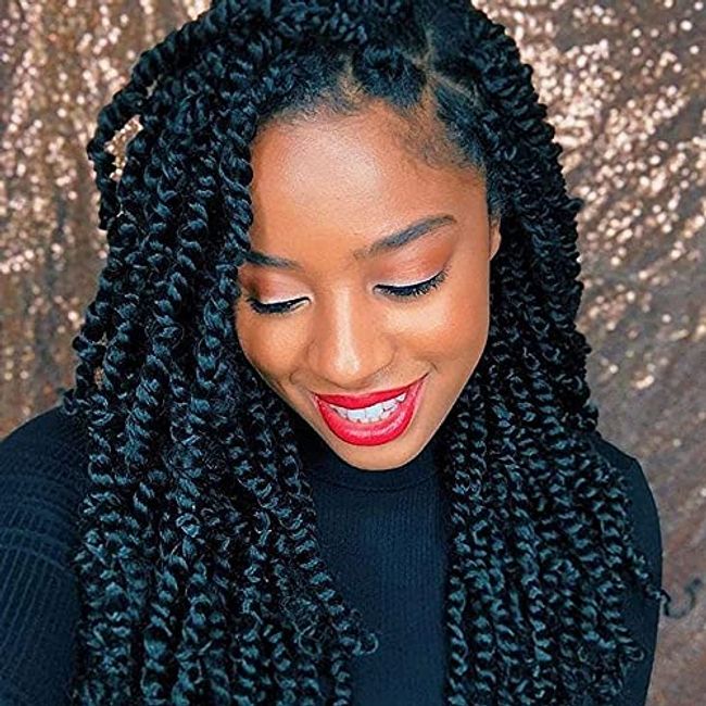 1 Pack Pre Looped Afro Box Braids Hair Extension Crochet Twist Jumbo  Braiding