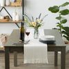DII Variegated Tabletop Collection, Table Runner3x72, Off-White