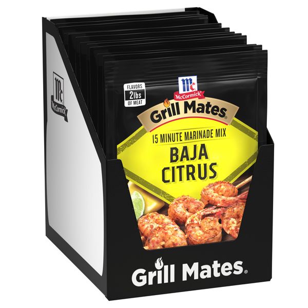 McCormick Grill Mates Baja Citrus Marinade Mix, 1 oz (Pack of 12)