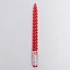 6" Spiral Candles Shrink Red 12 per Box
