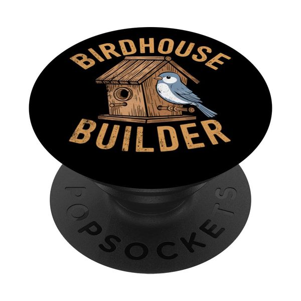 birdhouse builder woodworking woodworker bird watching PopSockets mit austauschbarem PopGrip