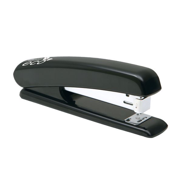 Rapesco 1085 ECO Full Length Stapler, 20 Sheet Capacity, Black