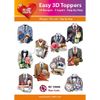 Men Suits Easy 3d Toppers for Paper Crafts