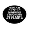 Powered By Plants Vegetarischer Veganer Bodybuilder PopSockets Klebender PopGrip