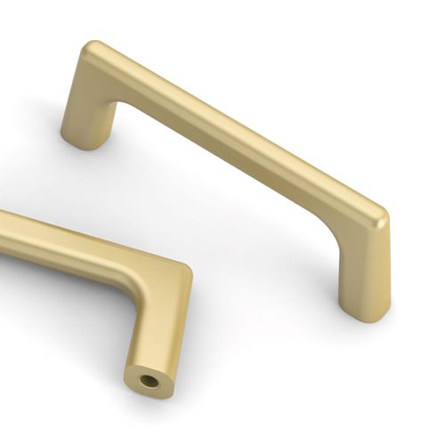 Asidrama 10 Pack 3 Inch(76mm) Brushed Gold Cabinet Pulls Cabinet Handles Cupboard Handles Kitchen Cabinet Hardware for Cupboard Drawer Pulls