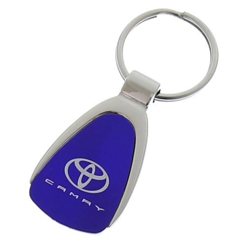 AU-TOMOTIVE GOLD Tear Drop Key Chain for Toyota Camry (Blue)