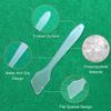 SumDirect 400pcs Disposable Plastic Cosmetic Spatulas,Makeup Spoons for Mixing and Sampling