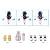 Compressed Air Water Separator Pressure Regulator for Compressor, 1/4 Inch Filter with Quick Coupling