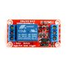 JESSINIE 3 Pack Relay 2 Channel Module DC12V with Isolated Optocoupler Support High and Low Level Trigger