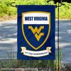 WVU Mountaineers Shield Garden Flag and Yard Banner