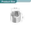 sourcing map 50Pcs Helical Threaded Inserts, M8-1.25x1.5D 304 Stainless Steel Threaded Socket, Thread Repair Insert for Plastic Wood Thread Repair