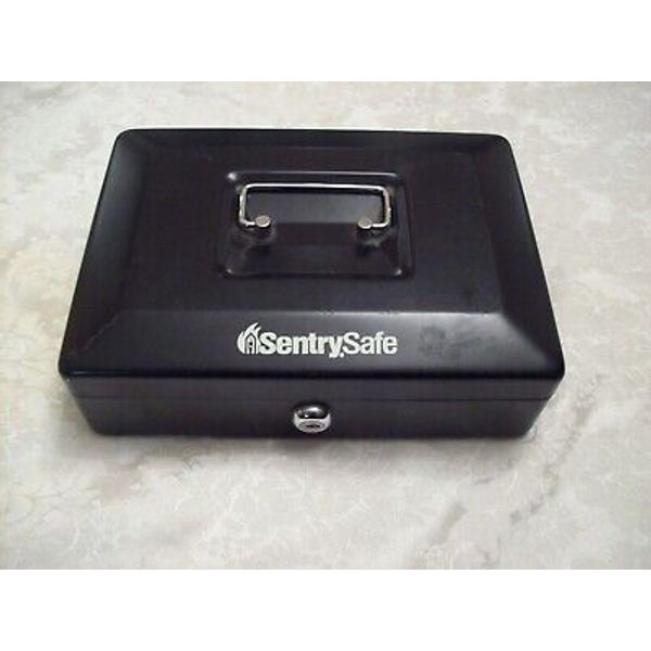 Sentry Safe Metal Money Box with Keys.  Great Item.