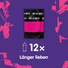 Billy Boy Länger Lieben Condoms, Transparent, Pack of 12