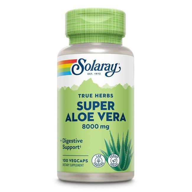 Solaray Super Aloe Vera 8000 mg 100 Capsule