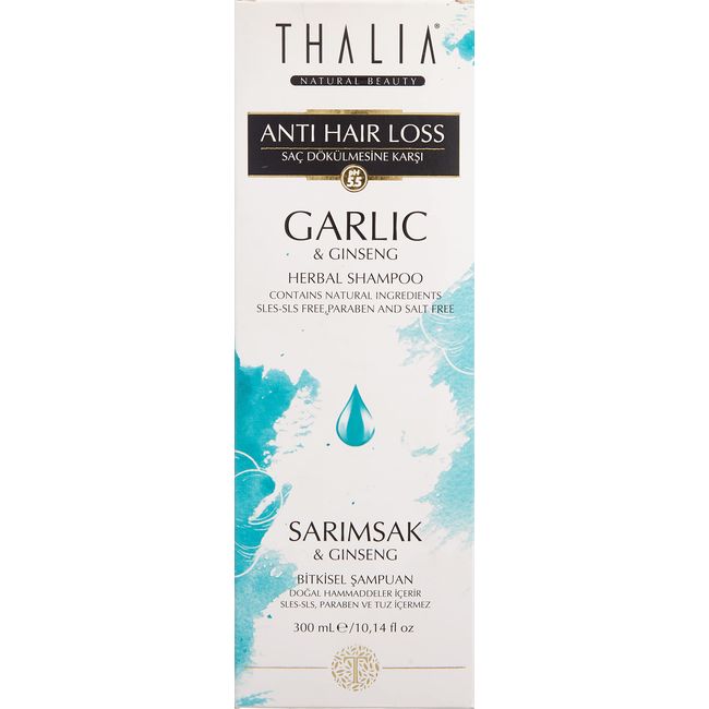 Thalia Natural Beauty Anti Hair Loss Sarımsak & Ginseng Şampuan (300 ml)