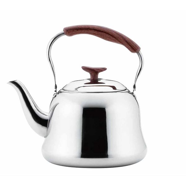 Bestco NQ-0025 Quarry Kettle 0.6 gal (1.8 L) Stainless Steel Kettle Wood Grain IH Compatible