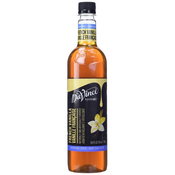 DaVinci Gourmet Sugar-Free French Vanilla Syrup, 25.4 Fluid Ounce (Pack of 1)