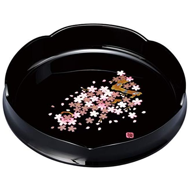 Nakanishi Kogei 2452068 PC Confectionery Pot, Black, Miyazura, 9.4 inches (24 cm), Made in Japan