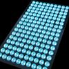 107 Rhinestone Sticker (Deco Sticker), Pearl Type, 0.2 inch (6 mm), Light Blue, 1 Sheet, Glitter Plump Round