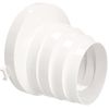 KOTARBAU® ABS Universal Reducing Connector Diameter 100 - Diameter 150 mm Reduction Pipe for Ventilation Lines