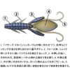 Daiwa Worm PU Paddle Hog, Watermelon Pro Blue, 4-Inch