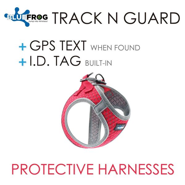 Blue Frog 2X Track N Guard Pet Health and Safety Harness GPS Medium