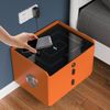 2-Drawers Bluetooth Music Nightstand w/Fingerprint Lock and Wireless Charging