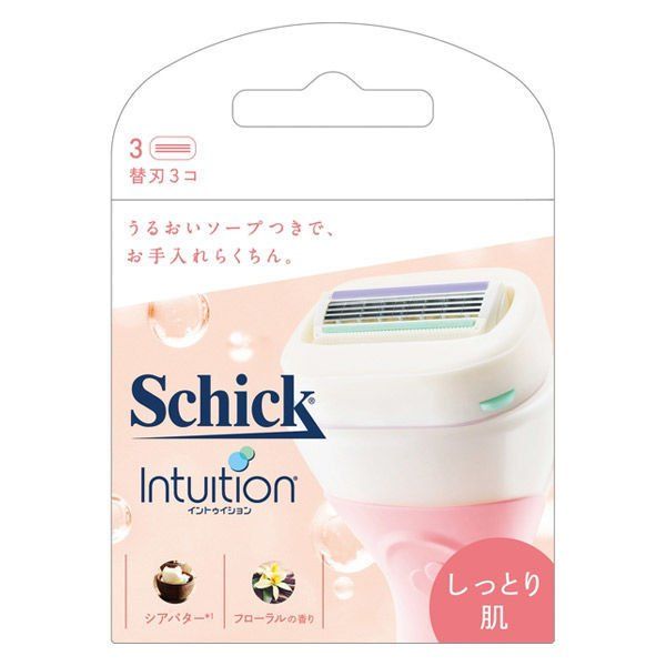 《Chic》 Intuition Moist Skin Replacement Blades (3 pieces)