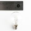 Box of 25 G40 Clear 1.6” 5W C7 E12 Base String Light Replacement Bulbs