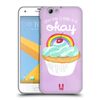 Head Case Designs Rainbow Cupcake Happiness Hard Back Case Compatible With HTC One A9s
