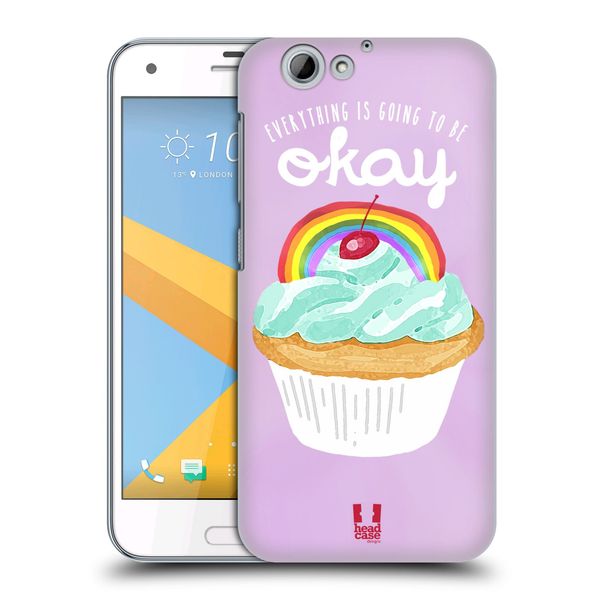 Head Case Designs Rainbow Cupcake Happiness Hard Back Case Compatible With HTC One A9s