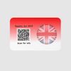 Assistance Dog UK Law Card Cute Design Personalized with Equality Act QR Code AD5
