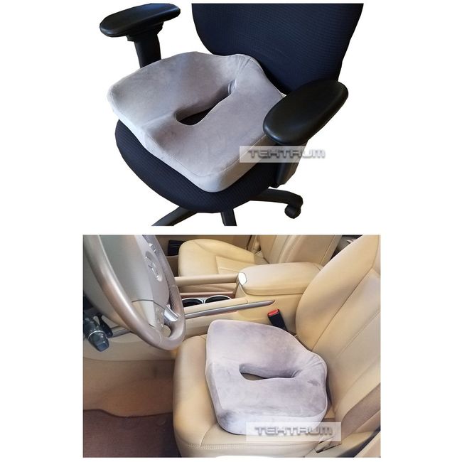 Car Seat Cushion, Coccyx Cushion, Tailbone Pain Relief Cushion, Memory Foam  C