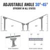 ECO-WORTHY Adjustable Solar Panel Mounting Brackets Kit System for 4PCS Panels