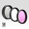 Polaroid PL3FIL58 Optics 3 Piece Filter Kit Set [UV,CPL,FLD] , 58 mm