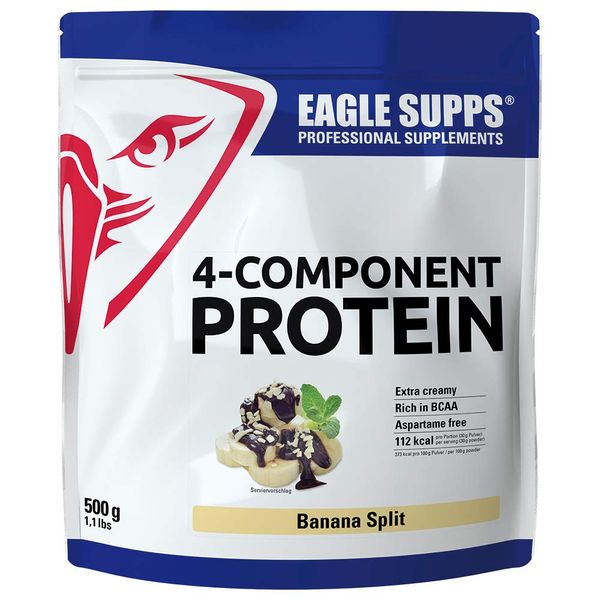 Eagle Supps 4-component protein 500g banana split